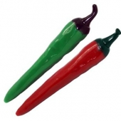 Green Jalapeño & Red Chili Pepper Clicker Pen