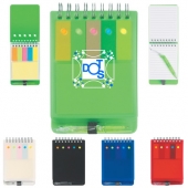Spiral Jotter With Sticky Notes, Flags & Pen