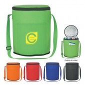 Non-Woven Round Cooler Bag_Silkscreen