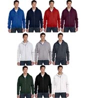 Adult Double Dry Eco® Full-Zip Hooded Sweatshirt