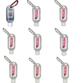 1.9 oz. Single Color Moisture Bead Sanitizer in Clear Bottle with