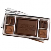 Custom Chocolate Squares Gift Box (6 1/2oz.)