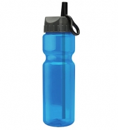 Champion -28 oz. Trans. Bottle-Flip Straw - DP