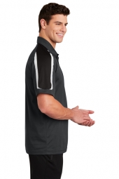 Sport-Tek®  Tricolor Shoulder Micropique Sport-Wick®  Polo