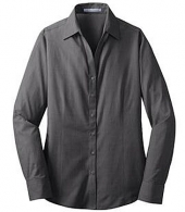Port Authority® Ladies Crosshatch Easy Care Shirt