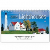 Lighthouses Desk Calendar