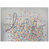 Colorful Confetti Birthday Card