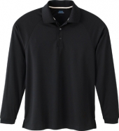 Men's Long Sleeve performance Pique Polo