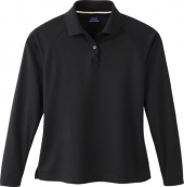 Ladies' Long Sleeve Performance Pique Polo