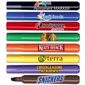 Chisel Tip Permanent Marker - Full Color Decal