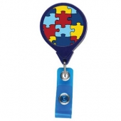 Autism Awareness JUMBO Theme Badge Reel