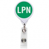 LPN-(Green 347C) JUMBO Position Badge Reel