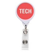 TECH-Technician (Red 485C) JUMBO Position Badge Reel
