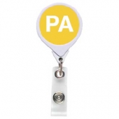 PA-Physician Assistant (Yellow 115C) JUMBO Position Badge Reel