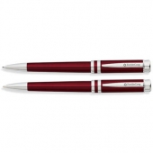 Freemont Vineyard Red Lacquer Ballpoint Pen and 0.9mm Pencil Set
