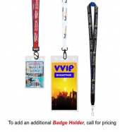 3/4" High Detail Woven Lanyard