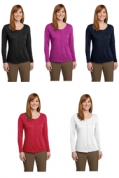 Ladies Silk Touch™ Interlock Cardigan