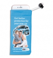 Microfiber Cell Phone and Accessories Drawstring Pouch