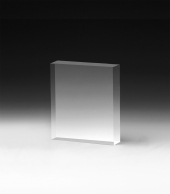 Square Acrylic Paperweight - 4” x 4” x 1/2”