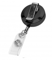 30” Cord Gunmetal Colored Solid Metal Retractable Badge