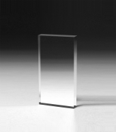 Rectangular Acrylic Paperweight - 4” x 6” x 1/2”