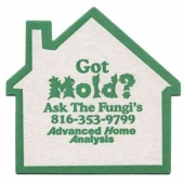 40 Pt. 3.5" House - White High Density Coasters - The 500 Line
