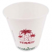10 Oz. Eco-Friendly Solid White Cups - High Lines