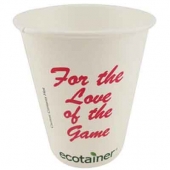 12 Oz. Eco-Friendly Solid White Cups - High Lines