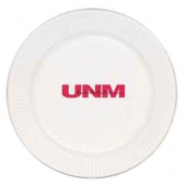 9" White Paper Plate - The High Lines