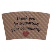1.5"x3" Small Kraft Java Jacket