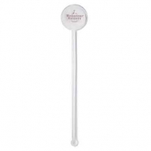 Round Top Stirrer 6" Long Crystal - The 500 Line