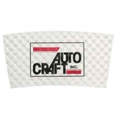 2"x3.5" White Java Jacket Insulated Beverage Wrap - The 500 Line