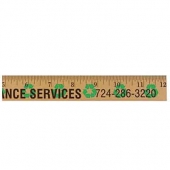 Recycling Background Rulers - Clear Lacquer Finish