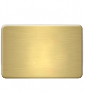 New York Standard Metal Name Badge (Standard Size 3" x 2")