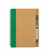 Eco-Inspired Spiral Notebook & Pen