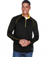North End Men's Radar Quarter-Zip Performance Long-Sleeve Top