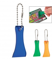 Lottery Scratcher With Bead Chain