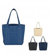 Small Cotton Canvas Yacht Tote Bag
