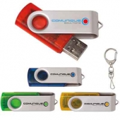 8 GB Translucent Folding USB 2.0 Flash Drive
