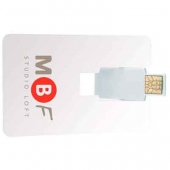 1 GB Flip Card USB 2.0 Flash Drive