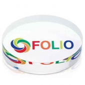 Oval Acrylic Paperweight