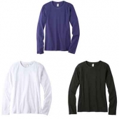 Ladies' 100% Organic Cotton Classic Long-Sleeve T-Shirt