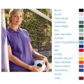 Ladies' 6 oz. Ringspun Cotton Piqué Short-Sleeve Polo
