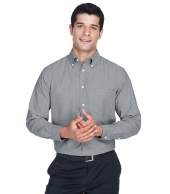 Men's Long-Sleeve Oxford with Stain-Release