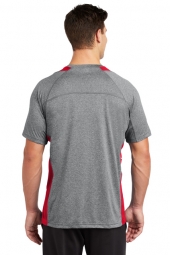 Sport-Tek® Heather Colorblock Contender™ Tee
