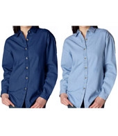 UltraClub Women's Cypress Denim