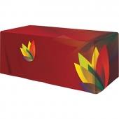 All Over Dye Sub Table Cover - fitted poly 4-sided, fits 6' table