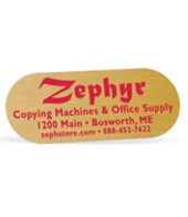 Idento® Identification Decals -  Chrome & White Vinyl