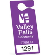 Hanging Parking Permits-35 pt-Numbered