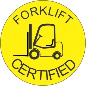 Forklift Bump Cap Sticker
